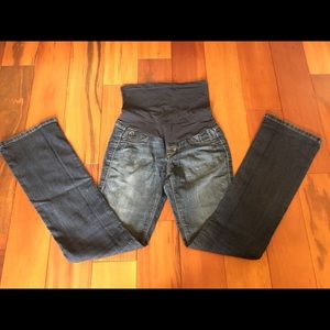 Full Panel Maternity Denim Jeans-Pea in the Pod